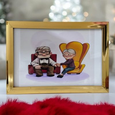 برواز زجاجي للديكور 