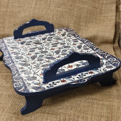 صنيه تقديم وديكور خشب 