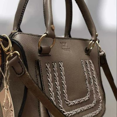 Genuine leather handbag