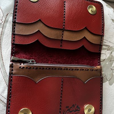 Handmade genuine leather wallet 