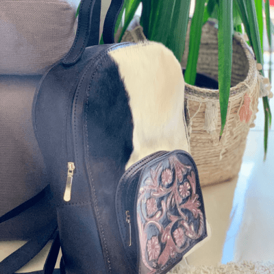 شنطه ضهر جلد طبيعي