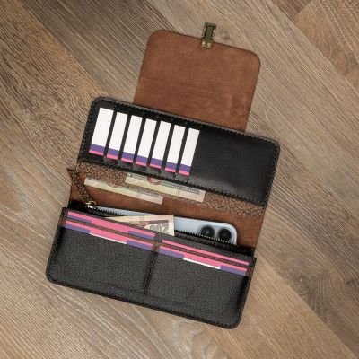 محفظه حريمي جلد طويله 