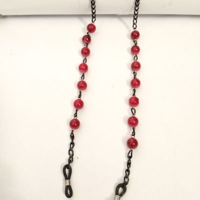 Chain glasses redcolour 