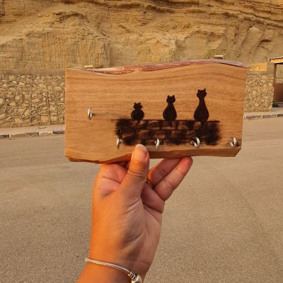 قطط - عليقة مفاتيح للباب