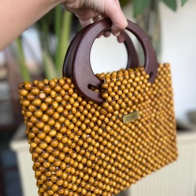 شنطه بخرز خشب 