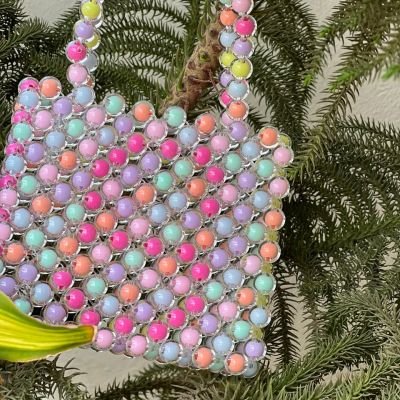 شنطه باللولى الملون 