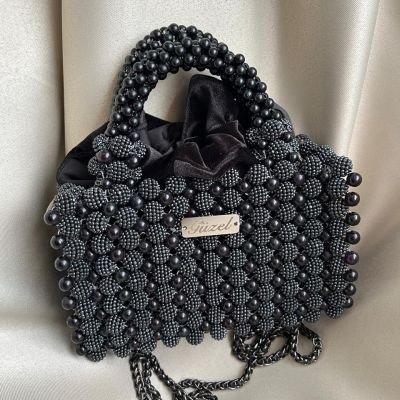 A bag of blackberries 