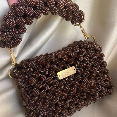   شنطة توت بني