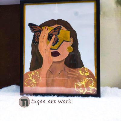 فتاة الفراشة