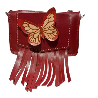 Genuine leather crossbody bag