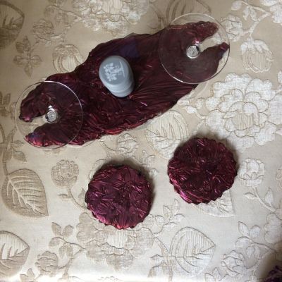 Resin wine butler tray