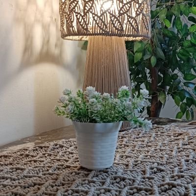 اباجورة مكرمية