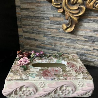  Rose Garden Elegance Tissue Box
