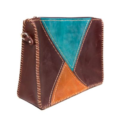 Genuine leather clutch