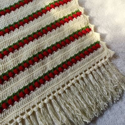 مفرش ورده تيوليب