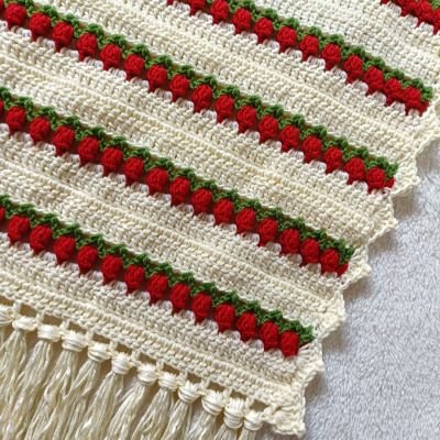 مفرش ورده تيوليب