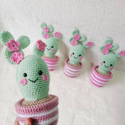 صباره ضاحكه كروشيه