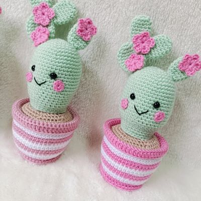 صباره ضاحكه كروشيه