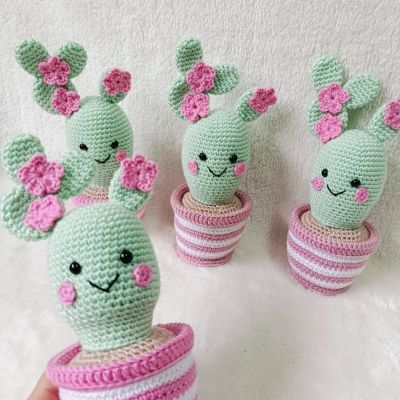 صباره ضاحكه كروشيه