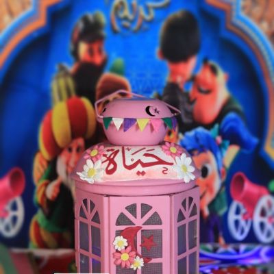 Polymer clay lantern