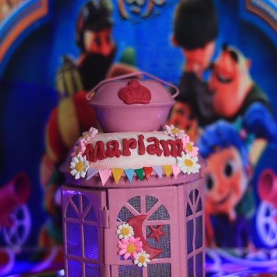 Polymer clay lantern