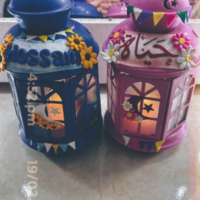 Polymer clay lantern