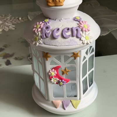 Polymer clay lantern