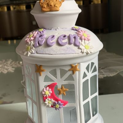 Polymer clay lantern