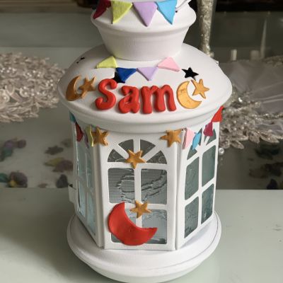 Polymer clay lantern