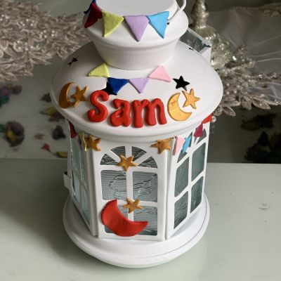 Polymer clay lantern