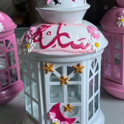 Polymer clay lantern