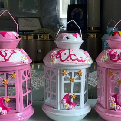 Polymer clay lantern