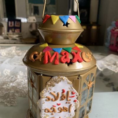 Polymer clay lantern