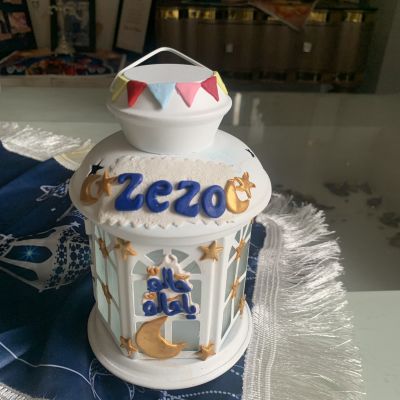 Polymer clay lantern