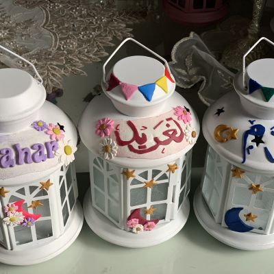 Polymer clay lantern