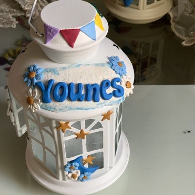 Polymer clay lantern