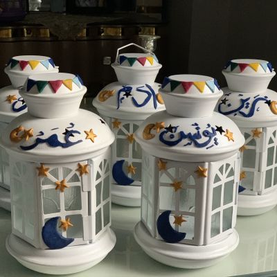 Polymer clay lantern