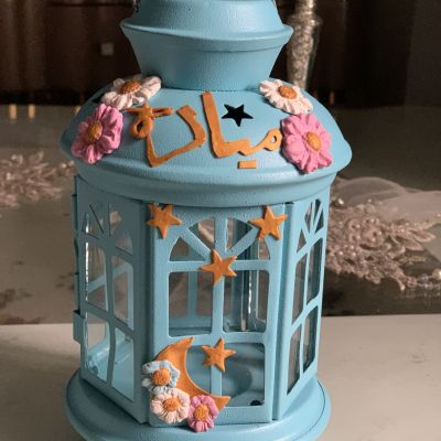 Polymer clay lantern