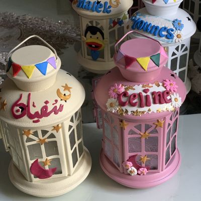 Polymer clay lantern