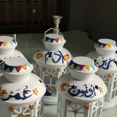 Polymer clay lantern