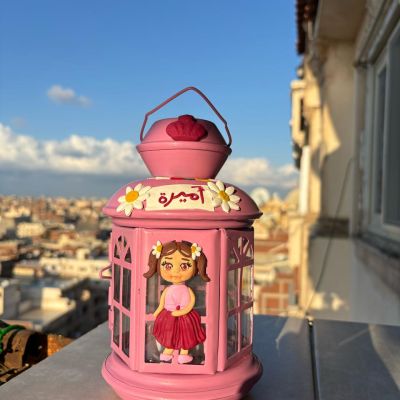Polymer clay lantern 