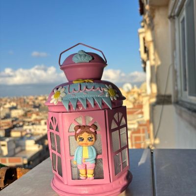 Polymer clay lantern 