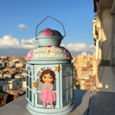 Polymer clay lantern 