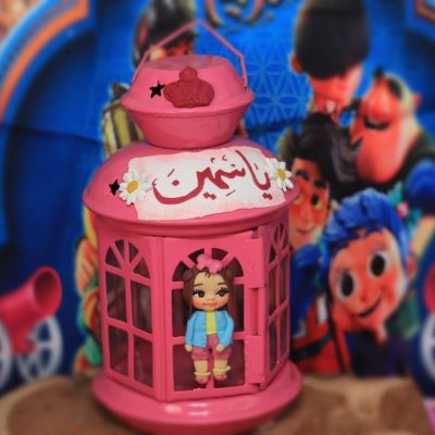 Polymer clay lantern 