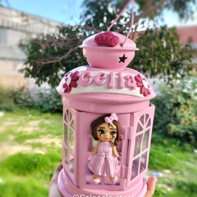 Polymer clay lantern 