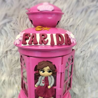 Polymer clay lantern 
