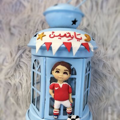 Polymer clay lantern 