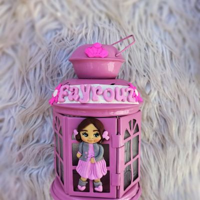 Polymer clay lantern 