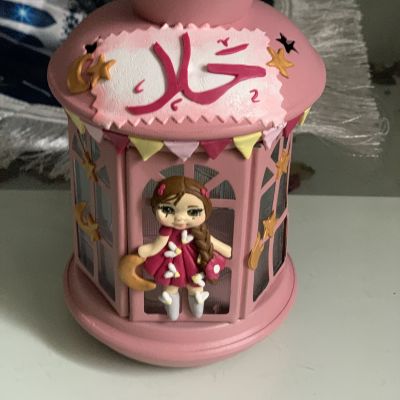 Polymer clay lantern 