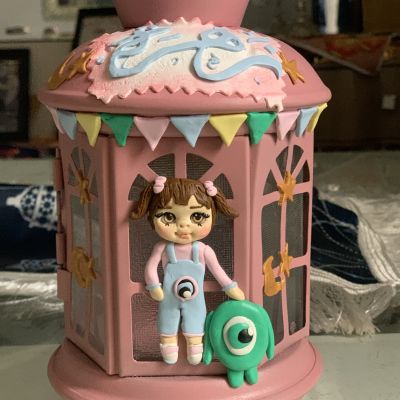 Polymer clay lantern 